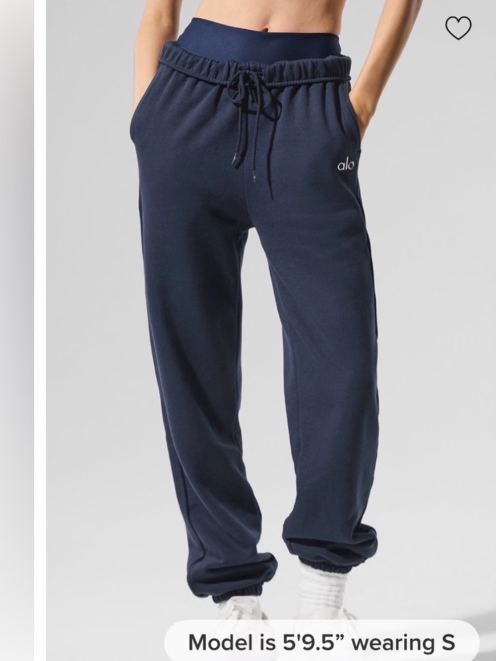 ALO Yoga Navy Accolade Sweatpants Navy Blue